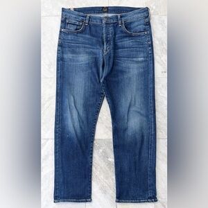 Citizens of Humanity Concealed Button Fly Straight Ankle Jeans Size 30 27”
